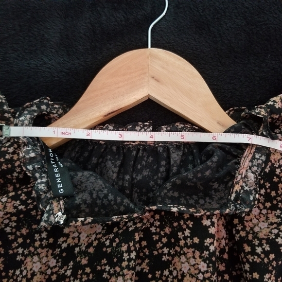 Nwot Generation Love High Neck Floral Top - Picture 12 of 13